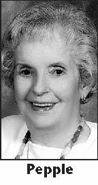 JULIE PEPPLE Obituary (1927