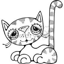 Vector illustration cute cat gradient colorful style. Cartoon Kitten Clipart Commercial Use Gif Jpg Png Eps Svg Pdf Clipart 380243 Graphics Factory