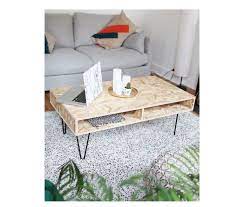 realiser une table basse en bois osb idee table basse table basse design diy deco