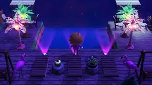 This Might Not Seem Very Impressive But I Tried Making An Infinity Pool Imo I M Really Proud Of It Might Be My Favou In 2020 Animal Crossing My Island Infinity Pool