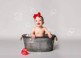 Round kids ball pit pool for baby toddler 80x20cm, foldable pool pet bath swimming tub for dogs cats kids indoor & outdoor (balls not included) 4.4 out of 5 stars 77. One Year Old Cake Smash With Local Baby Photographer Glastonbury Ct Photographing Babies Little Girl Pictures Baby Bath Tub Photography