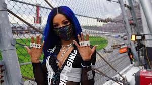 Will sasha banks or bianca belair flip heel to cement their feud? Sasha Banks Serves As Honorary Starter For The Daytona 500 Wwe