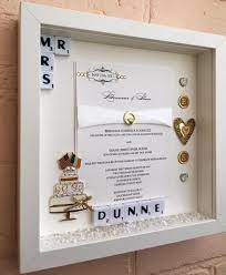 Wedding Memory Frame Personalised Wedding Gift Wedding Invitation Keepsake Weddin Wedding Invitation Keepsake Framed Wedding Invitations Wedding Invitations