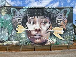 Have you seen any great murals around South Australia? 🎨 Artist Nicky  Create painted this great mural featuring Australian flora, birds, and  butterflies. "This one was for a lovely couple in the