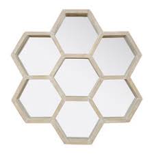 This beveled mirror can be used to create mosaic frames or a honeycomb pattern on your accent walls. 50 Most Popular Hexagon Wall Mirrors For 2021 Houzz