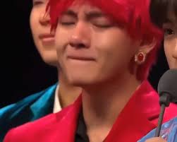 Kim taehyung v gif by bts. Baby Crying Bts Cry Bts Jungkook Bts Taehyung