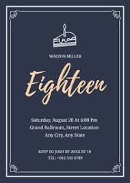 Two year old birthday invitations; Make 18th Birthday Invitations Online For Free Fotojet