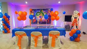 Plan a spectacular birthday party with shindigz boys birthday party themes. Diy Dollar Tree Birthday Party Goku Birthday Party Dragon Ball Z Birthday Party Orange And Blue Youtube