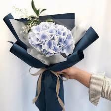 These blooms come in a variety of colors including blue, pink, purple, green and white. Prosperity Flowers Fresh Flowers Hydrangea Blue Hydrangea Hydrangea Bouquet Flower Bouquet Birthday Bouque Shopee Malaysia