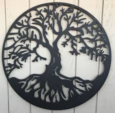 Shop wayfair for all the best outdoor wall décor. 37 Tree Of Life Metal Hanging Wall Art Contemporary Indoor Outdoor Home Decor Ebay