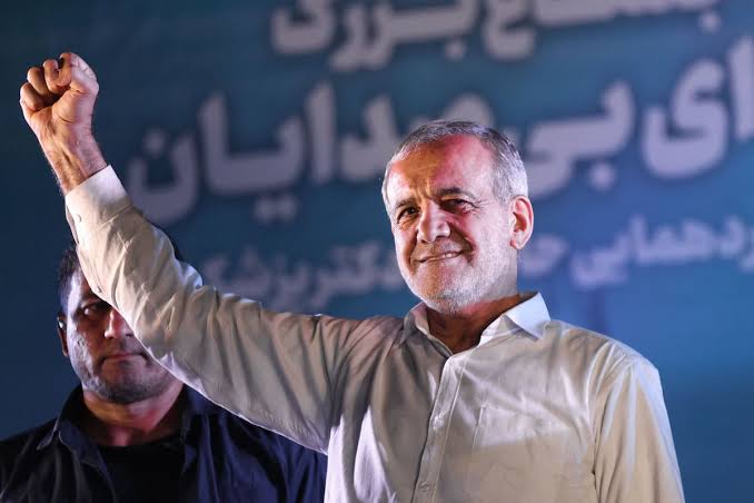 El presidente de Irán, Masud Pezeshkian. 