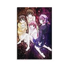 Impressionism Style Watercolor Elfen Lied Anime Mariko Kurama Mayu Yuka  Nana And Lucy Canvas Art Poster and Wall Art Picture Print Modern Family  bedroom Decor Posters 30×20inch(75×50cm) : Amazon.co.uk: Home & Kitchen