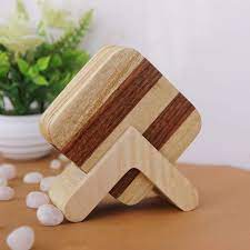Striped Wooden Coaster Set With Holder Wood Coasters Diy Wooden Coasters Woodworking Projects Diy
