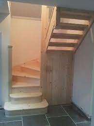 6 Winder Staircase Made To Measure In Pine 275mm Strings Delivery Options In Home Furniture Amp Diy Loft Staircase Rustic Stairs Dormer Loft Conversion