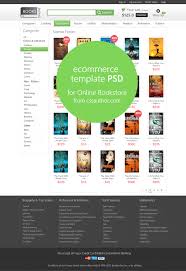 Online Bookstore E Commerce Template Online Bookstore Ecommerce Free Psd Template Website