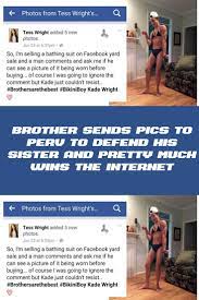 Brother Sends Pics To Perv To Defend His Sister And Pretty Much Wins The  Internet in 2023 | Perv, Sisters, Defender