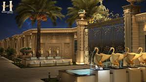 Classic Boundary Wall Design On Behance Exterior Wall Design Compound Wall Design Village House Design