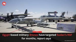 News: #Egypt-based military drones have targeted #Sudan's RSF for months,  report says A covert military airstrip in Egypt's Western Desert has  emerged as a key launch site for drone strikes inside Sudan,