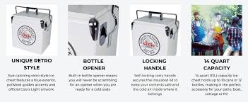 Coors Light Retro Ice Chest Cooler ...