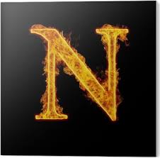 Less than my e and her n is one letter more than my m). Sticker Fire Alphabet Letter N Pixers Uk