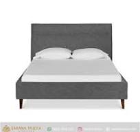 Tempat Tidur Kayu Berlapis Kain - Sarana Mulya ®