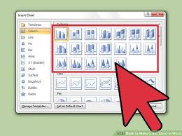 How To Make A Bar Chart In Word With Pictures Wikihow