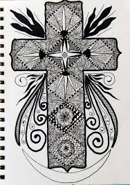 Syrain Orthodox Cross Doodle Zentangle Zentangle Patterns Doodle Art Flowers Pattern Art