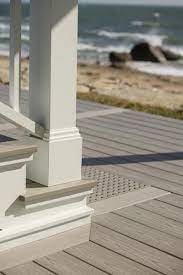 Azek with border, lights (1). Pin On Decking