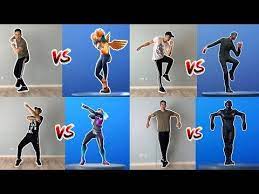 Fortnite Dances In Real Life Season 1 10 Scenario Slick Infectious Jaywalk And Many More Youtube Fortnite Dances Fortnite Real Life