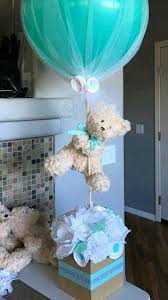Ideas Para Baby Shower De Nino Centros De Mesa De Baby Shower Globos Mesas Para Baby Shower