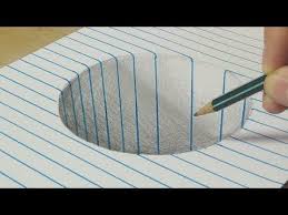 How To Draw A 3d Loch Ness Monster 3d Zeichnen Optische Tauschungen Zeichnen 3d Kunst