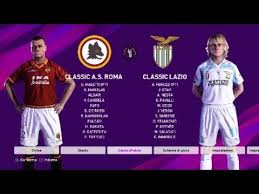 Classic As Roma Vs Classic Lazio Efootball Pes 2020 Ps4 Youtube