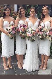 2018 Bridesmaid Dress Tight Bridesmaid Dress Bridesmaid Dress Lace White Lac Tea Length Bridesmaid Dresses Cheap Bridesmaid Dresses Short Bridesmaid Dresses