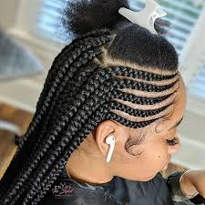 Short haircuts for girls, ideas for brief hairstyles. Braid Hairstyles African American Beautiful Ghanabraids Hairstyle Women Pinterest Braids For Black Hair Braided Hairstyles African Braids Hairstyles