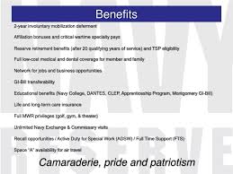 Ppt Opportunities In The Navy Reserve Powerpoint