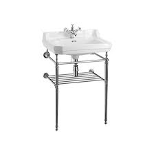 This antique wash stand is perfect for the antique love. Optional Towel Rack For 61cm Basin Washstand In Chrome Sku T23a S Burlington Bathrooms