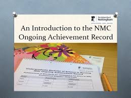 Introduction To The Nmc Ongoing Achievement Record