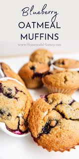 Collection by blueberries from florida. Healthy Breakfast Blueberry Oatmeal Muffins Flourless Homemade Mastery
