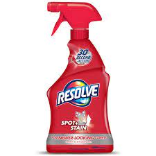Resolve Carpet Cleaner Spray Spot Stain Remover 22oz Walmart Com Walmart Com