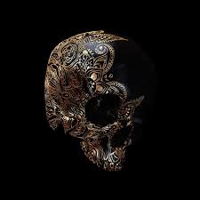 Hope You Like Skulls On Behance Skull Art Art Black And Gold Aesthetic