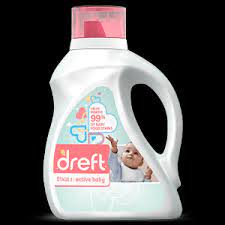 Dreft Stage 2 Active Baby Liquid Laundry Detergent Dreft