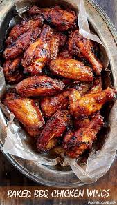 Allow them to stand for 5 minutes before serving. Best Baked Bbq Chicken Wings Period First The Wings Are Baked On Convection Until Super Crispy Baked Bbq Chicken Bbq Chicken Wings Baked Bbq Chicken Wings
