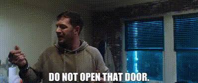 YARN | Do not open that door. | Venom | Video gifs by quotes | b76ce4ca | 紗