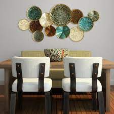 Shop for boho tapestries, rustic plaques, modern wall art or metallic sculptures for your walls. Stratton Home Decor Multi Metal Plate Wall Decor S01657 The Home Depot