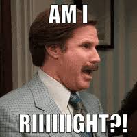 #radical #ron burgundy #gif #anchorman #news team #funny #yay! Anchorman Gif