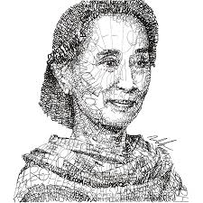 Aung san suu kyi, the daughter of myanmar's assassinated founding father aung san, returned to her home country in the late 1980s after studying and starting a the award also drew international attention to myanmar and placed suu kyi on a pedestal as a symbol of human rights and democracy. Aung San Suu Kyi Drawing By Michael Volpicelli