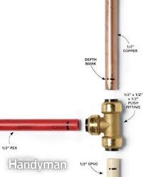 Before you attempt a plumbing repair, turn off the main water supply. How To Join Dissimilar Pipes The Family Handyman Need Live Phone Leads Call 404 939 5631 To Get Started Diy Plumbing Plumbing Repair Plumbing Problems