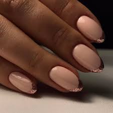 Beige Manicure Stylish Trend 2019 Year