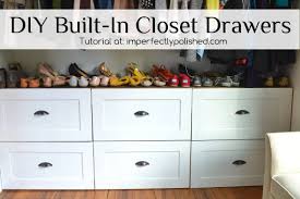 Our system is really just four plywood boxes outfitted with shelf standards, closet rods, or drawers. Great Ideas 20 Diys To Help Organize Your Life Build A Closet Closet Drawers Closet Remodel