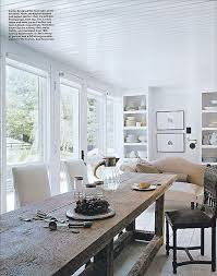And rustic becomes one of those designs and models to beautify the whole dining room interior. Darryl Carter White Rustic Modern Dining Room Farmhouse Dining Room Farmhouse Dining Home Decor